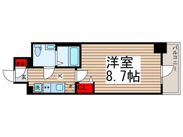 Log 永代橋の物件間取画像